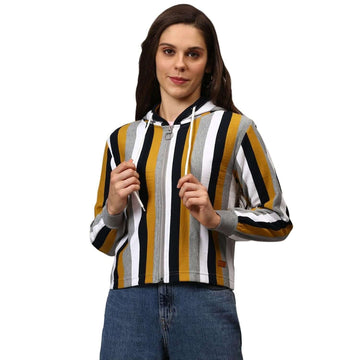 Campus Sutra Women's Solid Stylish Casual Sweatshirts